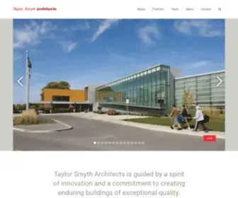 Taylorsmyth.com(TaylorSmyth Architects Taylor) Screenshot