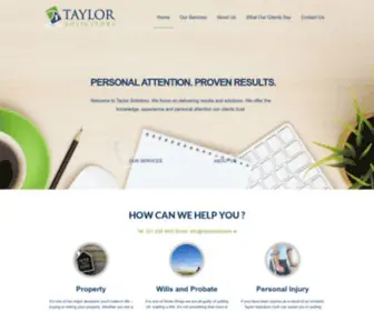 Taylorsolicitors.ie(Taylor Solicitors Cork) Screenshot