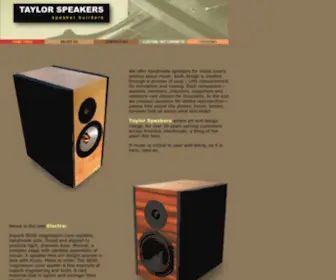 Taylorspeakers.com(Taylor speakers) Screenshot