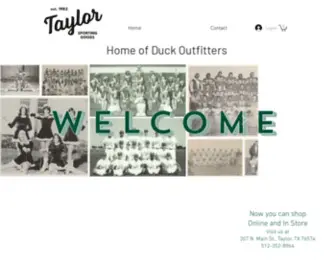 Taylorsportinggoods.com(Taylor Sporting Goods) Screenshot