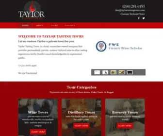 Taylortastingtours.com(Washington Private wine tour) Screenshot