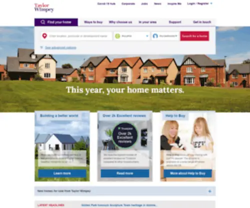 Taylorwimpey.com(New homes for sale) Screenshot
