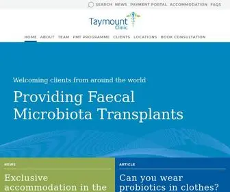 Taymount.com(Faecal Microbiota Transplants) Screenshot