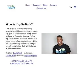 Tayontech.io(Get Your Start Within Tech) Screenshot