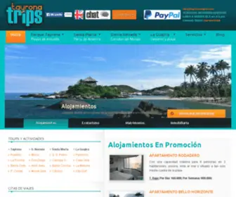 Tayronatrips.com(Alojamientos en promoción Santa Marta) Screenshot