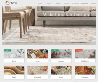 Tayse.com(TAYSE RUGS) Screenshot