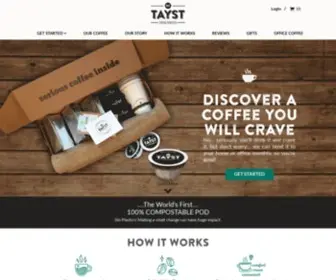 Tayst.com(TAYST COFFEE ROASTER) Screenshot