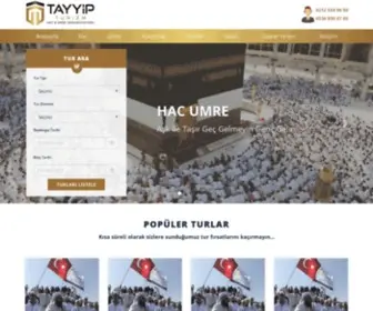 Tayyipturizm.com.tr(ümre) Screenshot