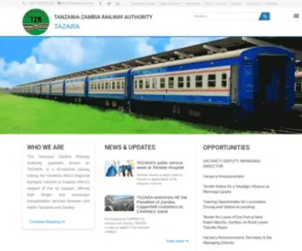 Tazarasite.com(Zambia Railway Authority) Screenshot