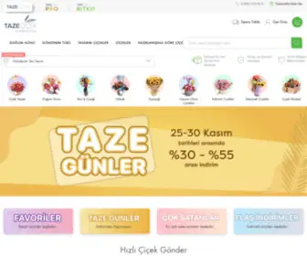 Tazecicek.com(Taze Çiçek) Screenshot