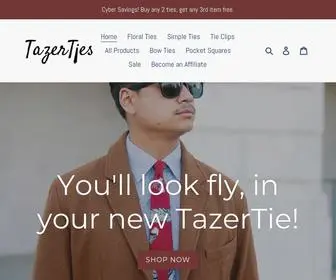 Tazerties.com(TazerTies) Screenshot