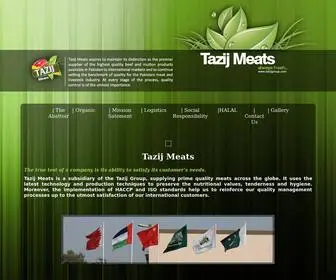 Tazijgroup.com(Tazij Meats Offical Website) Screenshot