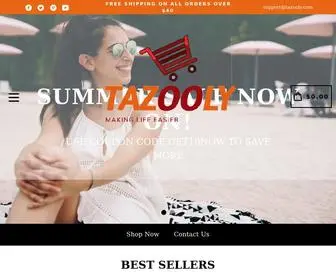 Tazooly.com(Create an Ecommerce Website and Sell Online) Screenshot