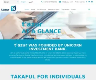 Tazur.com(T'azur) Screenshot