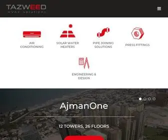 Tazweed-Hvac.com(Air Condition Supply & Repair) Screenshot