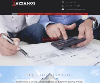 Tazzamos.com(Empresa de Tasación) Screenshot