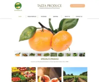 Tazzaproduce.com(Fruits And Vegetables) Screenshot