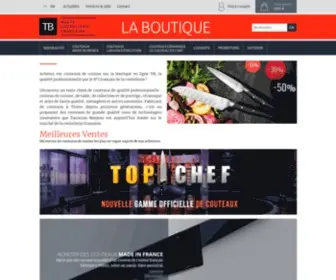 TB-Groupe.fr(Achetez un couteau de cuisine qualité pro) Screenshot