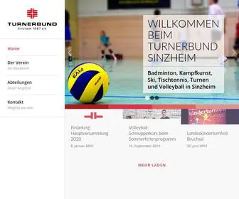 TB-Sinzheim.de(Der Sportverein in Sinzheim) Screenshot