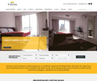 Tbaires.com(TBaires – Venta y Alquiler de Propiedades) Screenshot