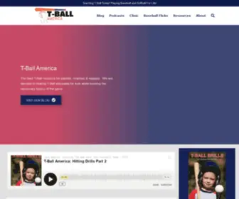 Tballamerica.com(T-Ball America) Screenshot