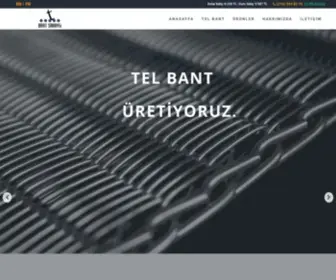 Tbantsan.com(T-Bant Tel Bant Sanayi) Screenshot