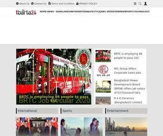 Tbarta24.com(Bangla news update) Screenshot