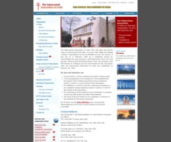 Tbassnindia.org(The Tuberculosis Association of India) Screenshot