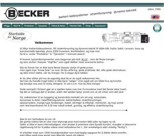 Tbbecker.no(Beskrivelse og guiding ved utvalg av skilledioder) Screenshot