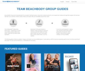 TBBgroupguides.com(The Team Beachbody Challenge Group Guides) Screenshot