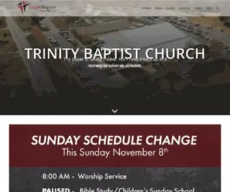 Tbcasheville.org(Trinity Baptist Church) Screenshot