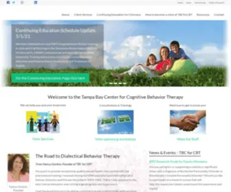 TBcforcbt.com(Tampa Bay Center for Cognitive Behavior Therapy) Screenshot