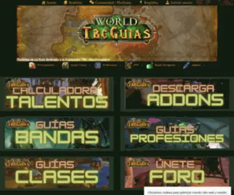 TBcguias.com(Comunidad World of Warcraft) Screenshot