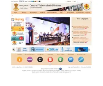 Tbcindia.gov.in(Central TB Division) Screenshot