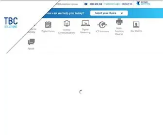 TBcsolutions.com.au(TBC Solutions) Screenshot