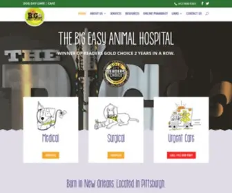 Tbeah.com(The Big Easy Animal Hospital) Screenshot