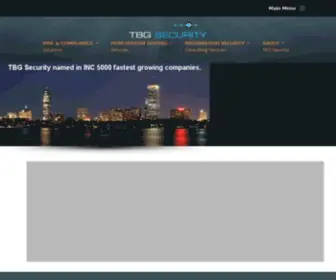 TBgsecurity.com(TBG Security) Screenshot