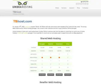 Tbhost.com(Umbra Hosting) Screenshot