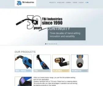Tbi-Industries.com(TBi Industries) Screenshot