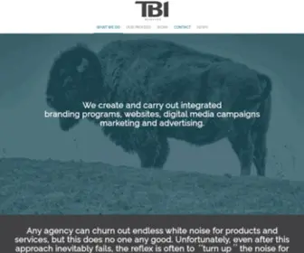 Tbiadv.com(TBI Branding Marketing Strategy Interactive Creative Web Design) Screenshot