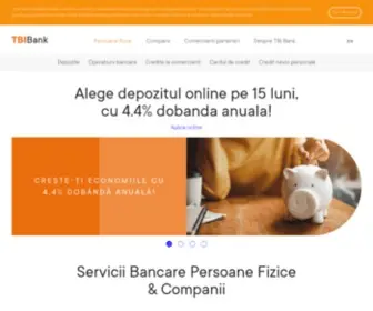 Tbibank.ro(TBI Bank) Screenshot