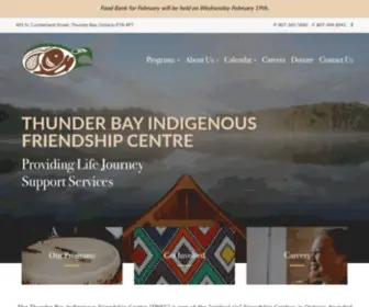 Tbifc.ca(The Thunder Bay Indigenous Friendship Centre) Screenshot