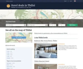 Tbilisi-Hotels.com(Tbilisi hotels & apartments) Screenshot