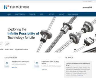 Tbimotion.com.tw(Ball Screw) Screenshot