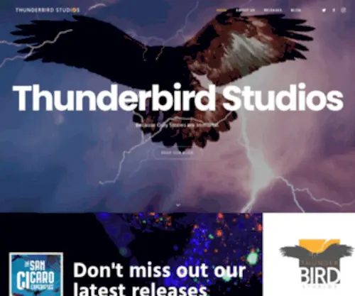 Tbirdstudios.com(Tbirdstudios) Screenshot