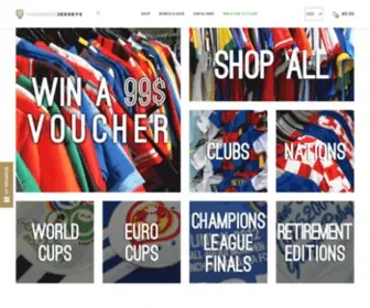 Tbjerseys.com(Relive the Memories Through Retro Soccer Shirts) Screenshot