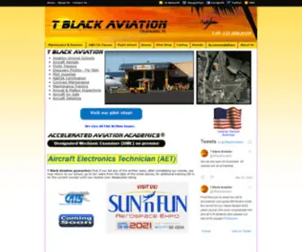 Tblackaviation.com(Aviation Training) Screenshot