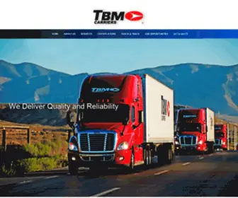 TBmcarriers.com(TBM Carriers) Screenshot