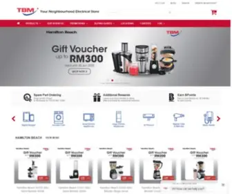TBM.com.my(Largest Online Electrical Appliances Shop Malaysia) Screenshot