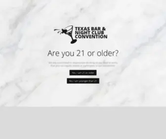 Tbnaconvention.com(Texas Bar & Nightclub Convention) Screenshot